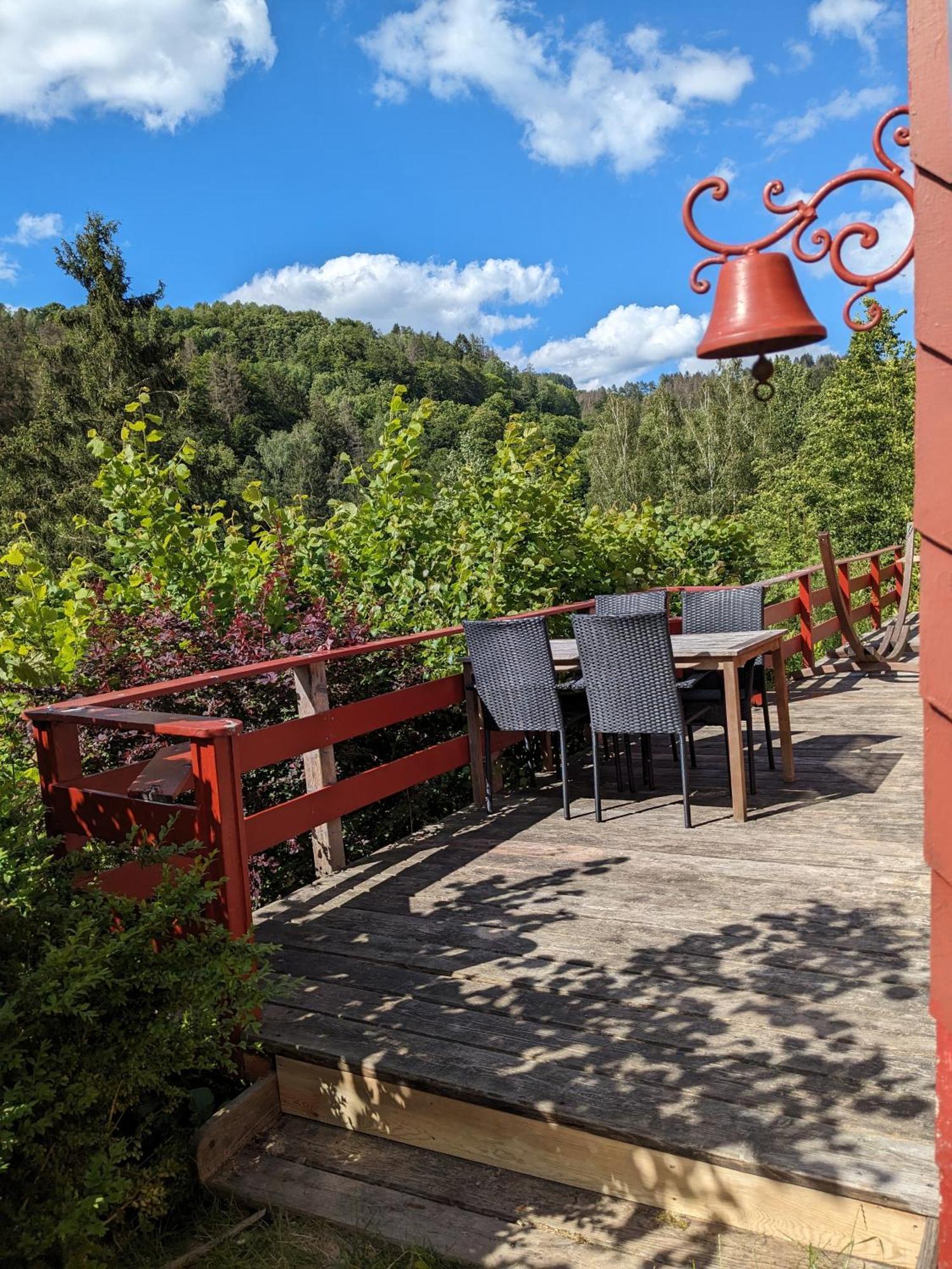 Ruhiges Ferienhaus Mit Sauna: Hellaberg III Langenbach  Екстериор снимка